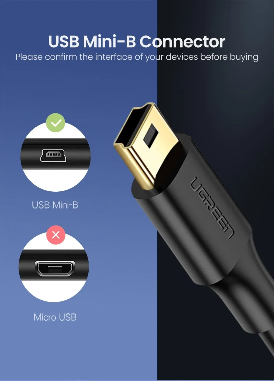 10353 USB-A to Mini-USB Cable | 0.25M