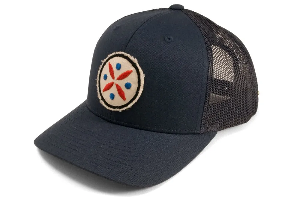 #221 - Basecap Trucker Cap Ornament blue