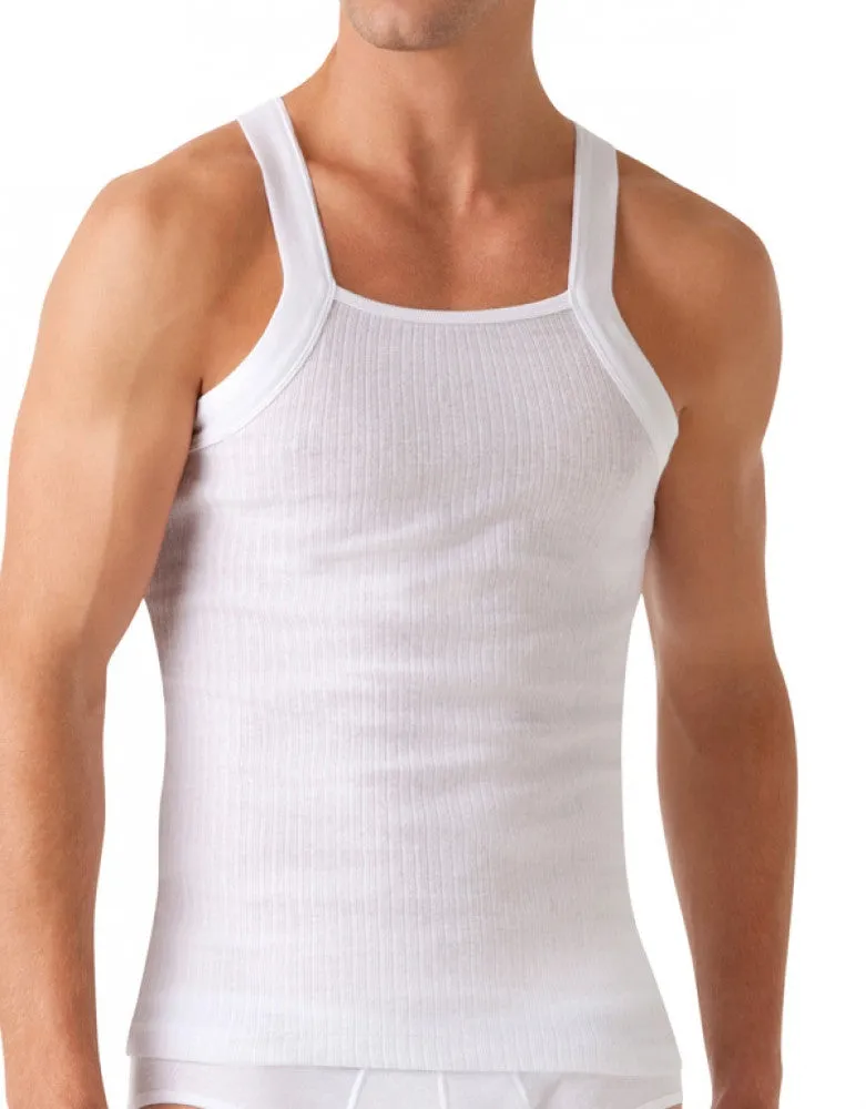 2xist Men's 2-Pack Essential Range Square Cut Tank Tops 020227