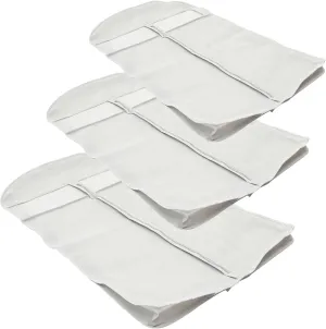 3pcs Dustproof Hanging Garment Bags Window Easy to Store Home Wardrobe Closet Clothing Covers