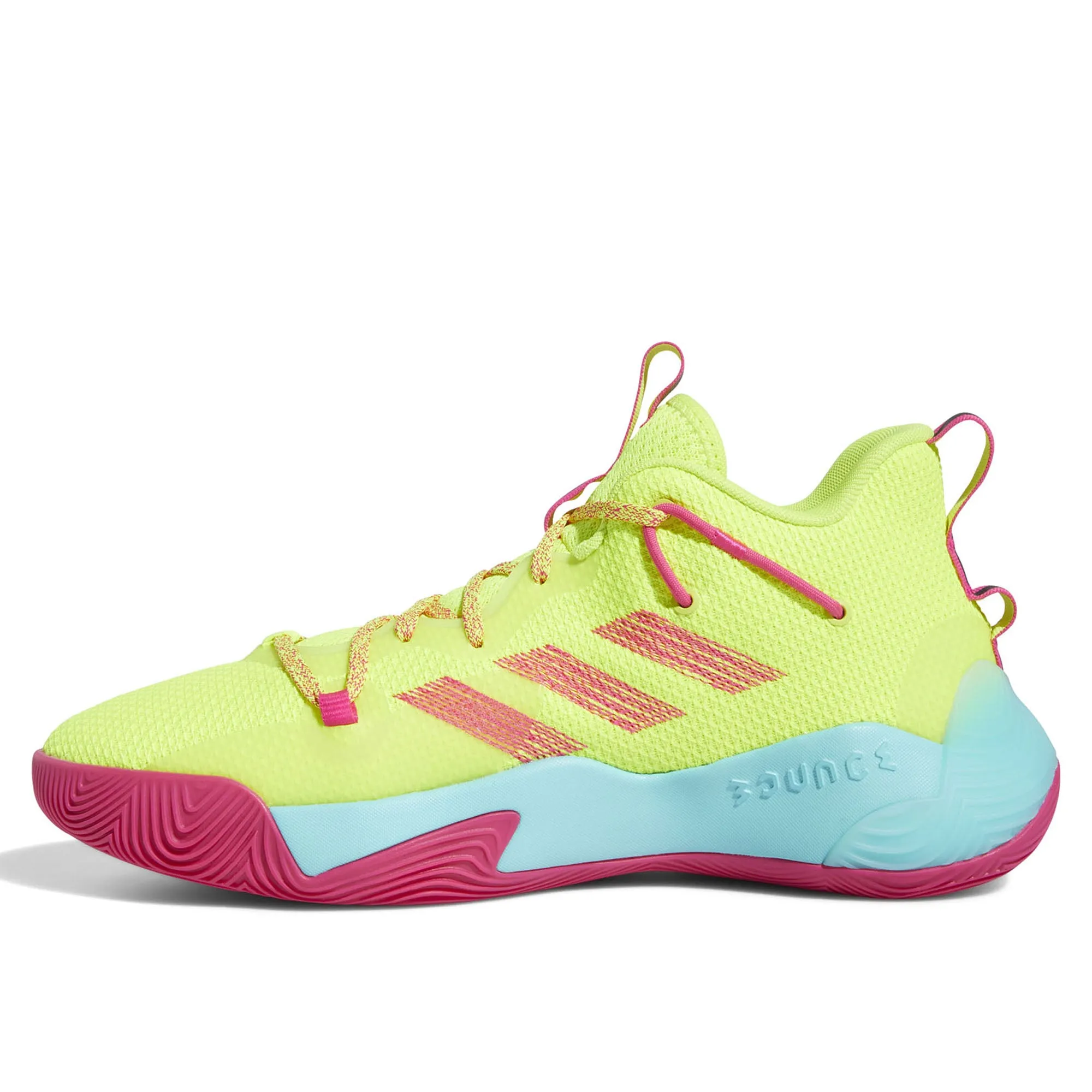 Adidas Harden Stepback 3 'Solar Yellow Shock Pink' Sneakers, Yellow