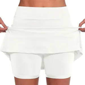 aihihe Pleated midi Skirts for Women with Pockets Black Mini Skirt y2k Pleated Black Mini Skirt for Tall Women