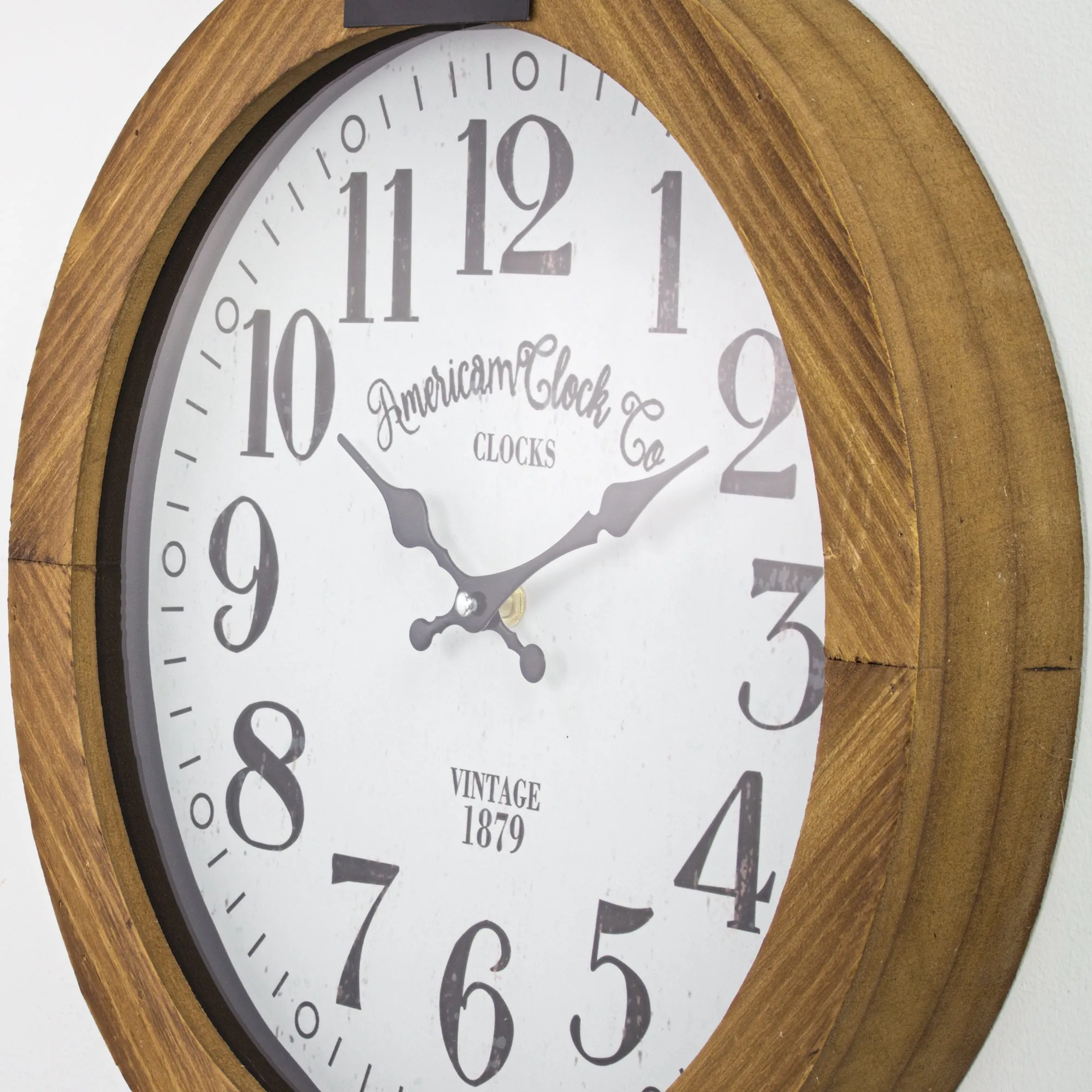 American Clock Co. Vintage Pocket Watch Wall Clock 20"