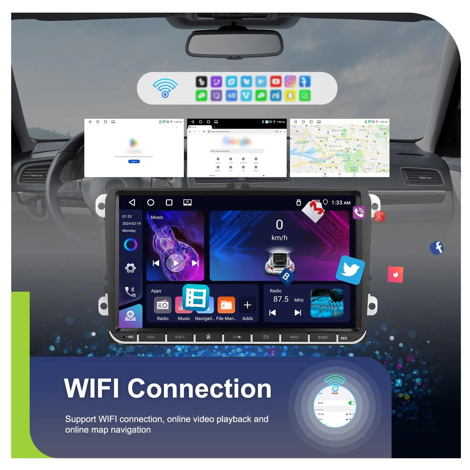Android 13 Multimedia Player For Vw - 4   64G