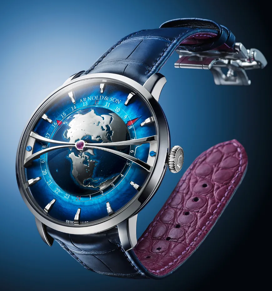 Arnold & Son Globetrotter Platinum Limited Edition