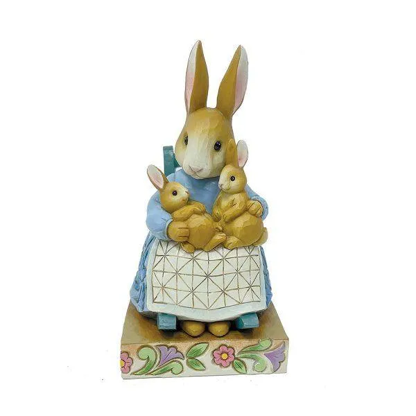 Beatrix Potter by Jim Shore Mrs Rabbit in Rocking Chair Figurine