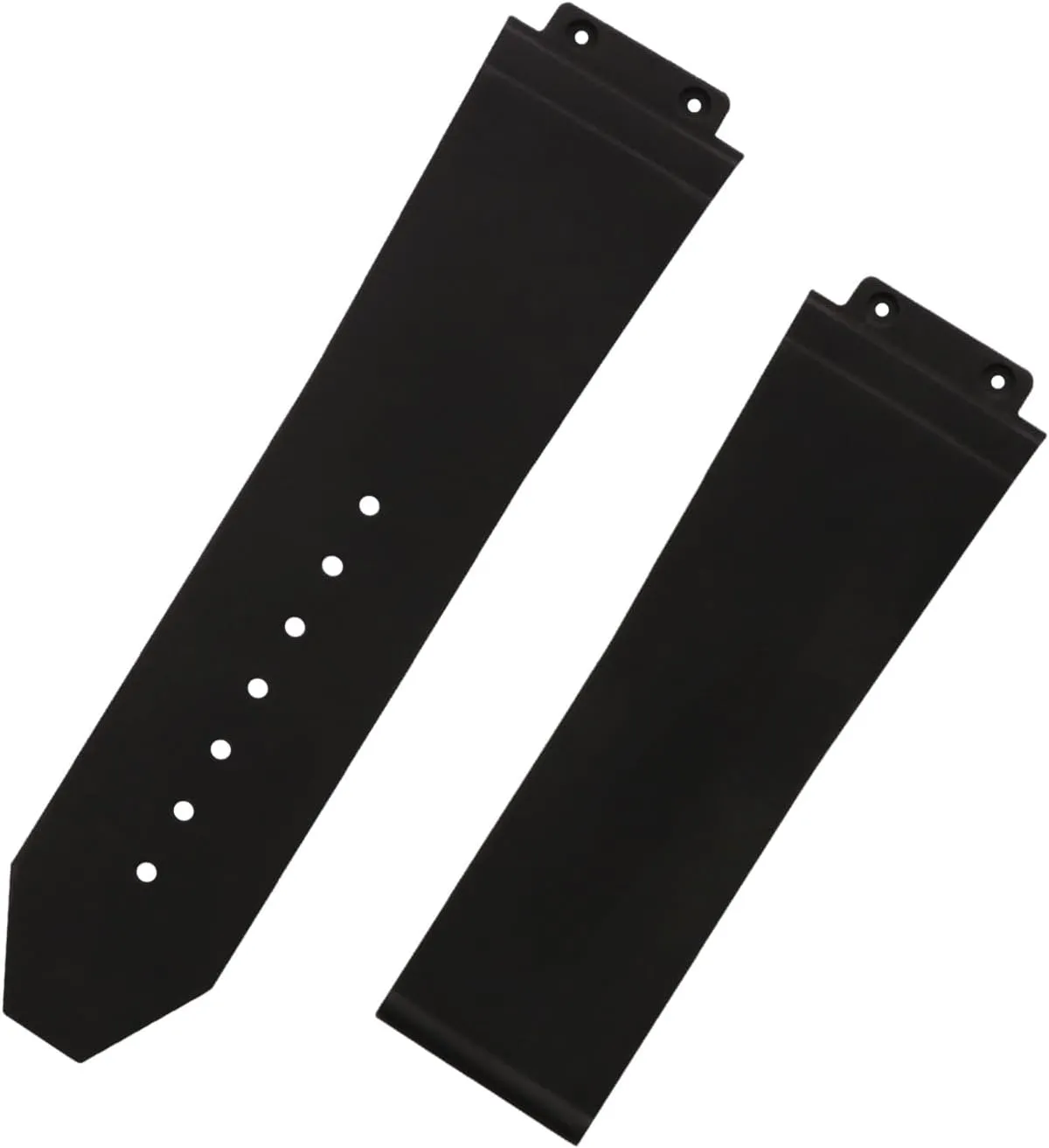 Big Bang Rubber 25mm Silicone Watch Bands Replacement Fit for Hublot 19mm*25mm*22mm Big Bang Watch Strap Wirstband(without metal buckle) For Men and Women