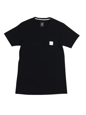 Black Basic Pocket Tee