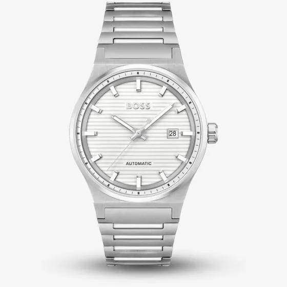 BOSS Candor Automatic Silver Watch