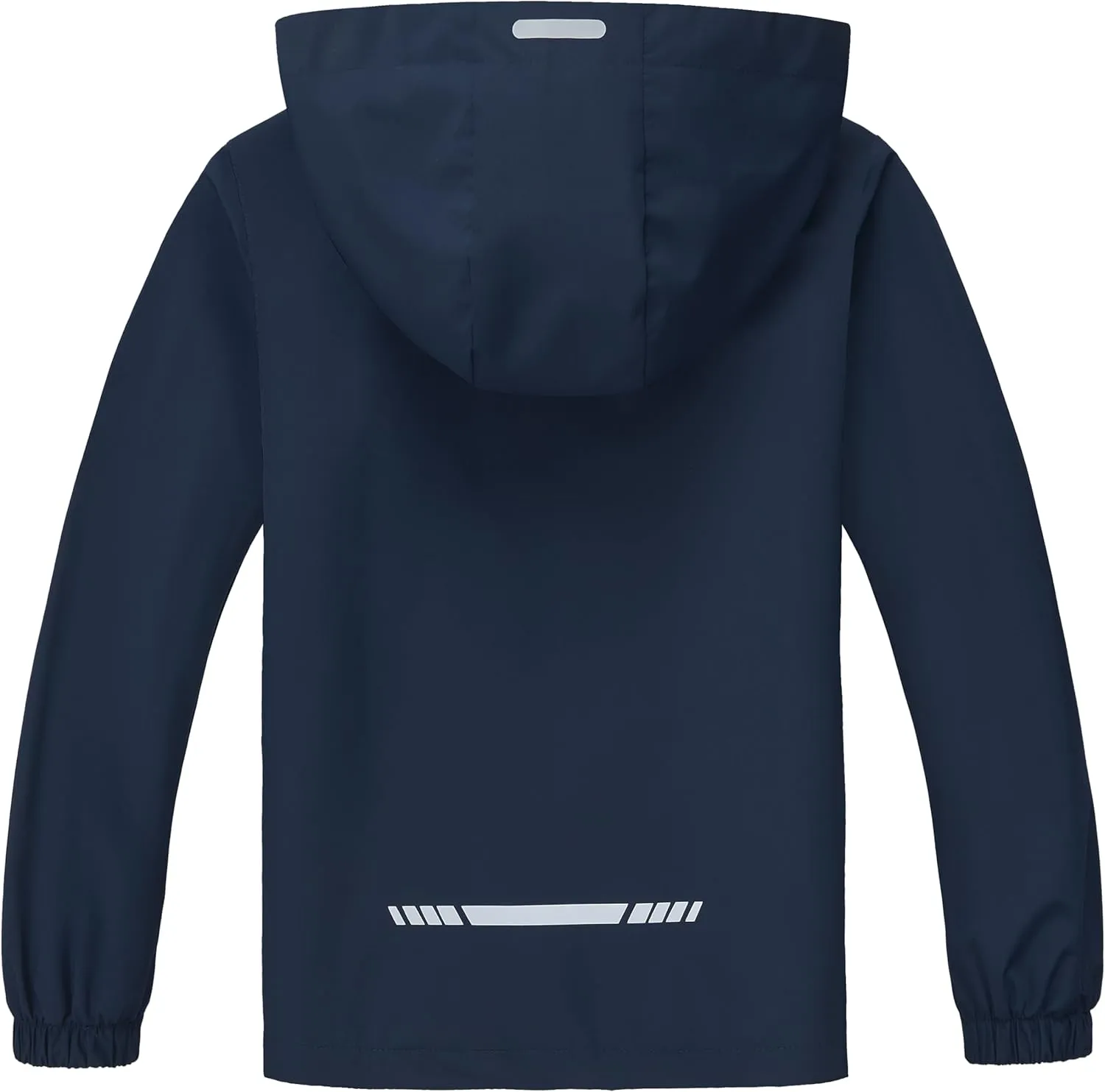 Boys Girls Waterproof Rain Jacket Lightweight soft lining Kids Windbreaker Hooded Coat Easy to Fold