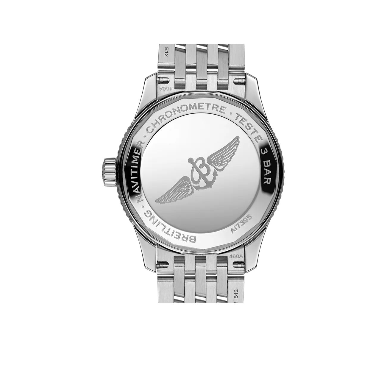 Breitling Navitimer Watch with Stainless Steel Strap, 35mm