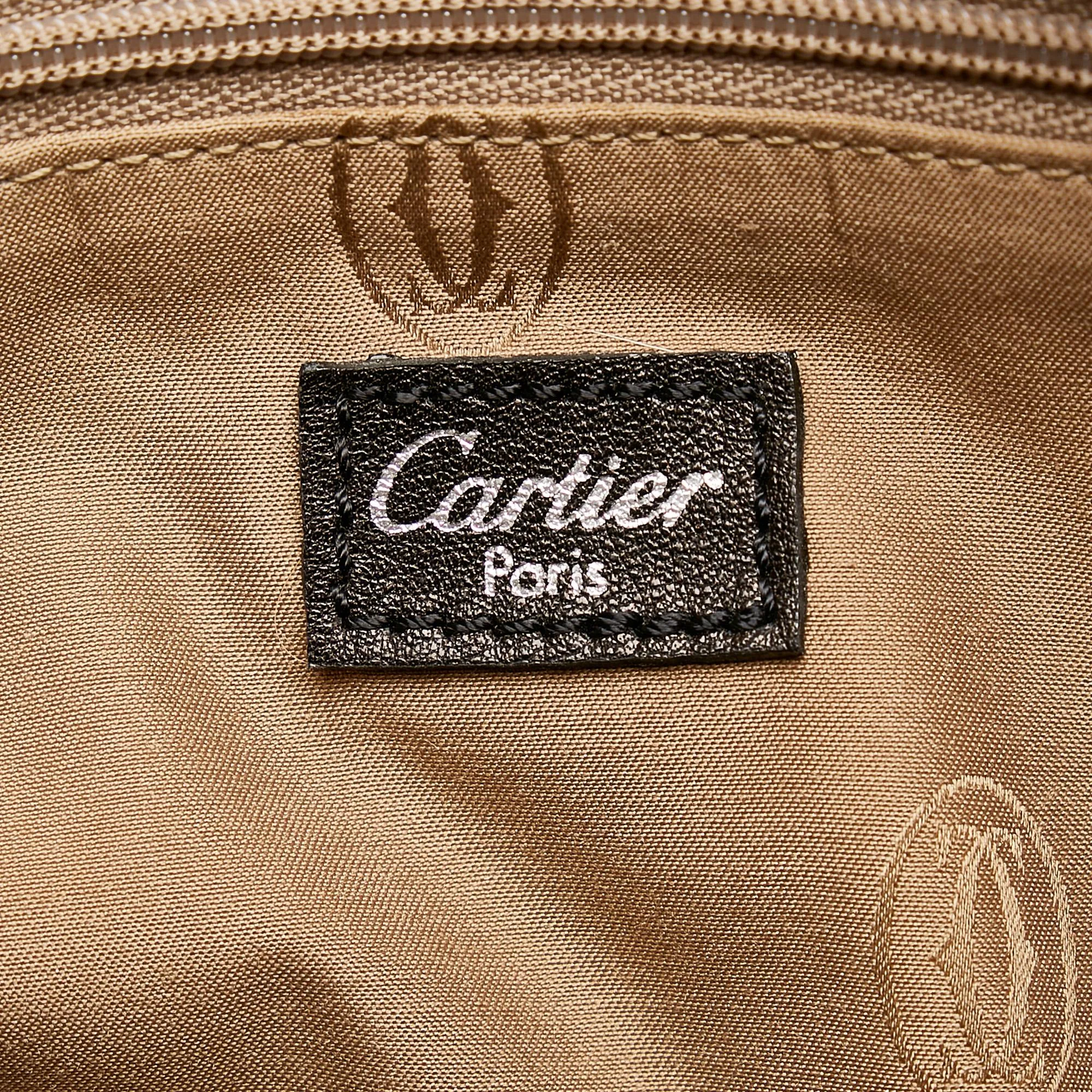 Cartier Marcello de Cartier Leather Shoulder Bag (SHG-27562)