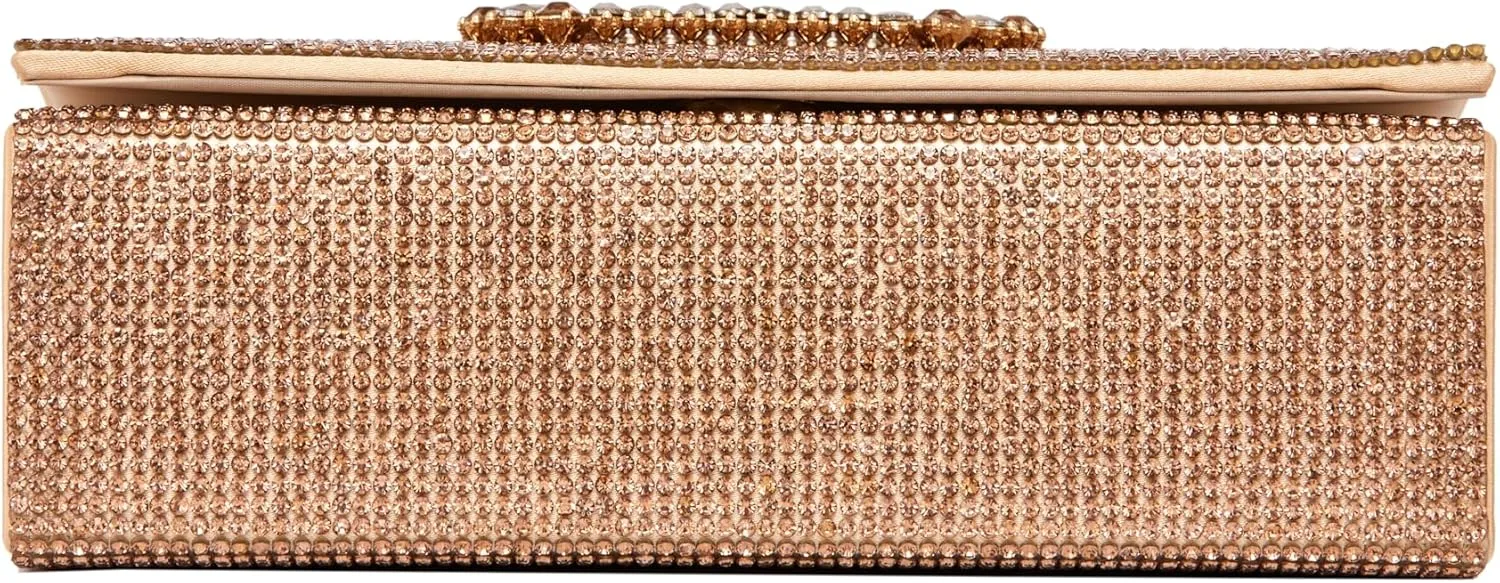 CINDY Elegant Rhinestone Satin Evening Bag