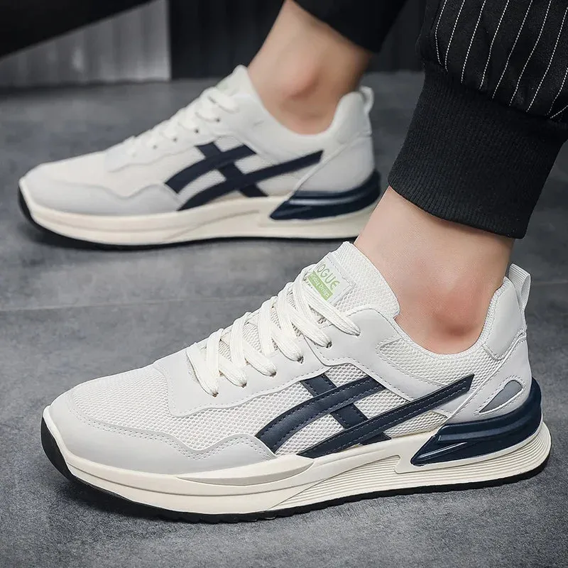 Classic Lace-Up Skateboard Shoes - Breathable, Casual, Comfortable Sneakers