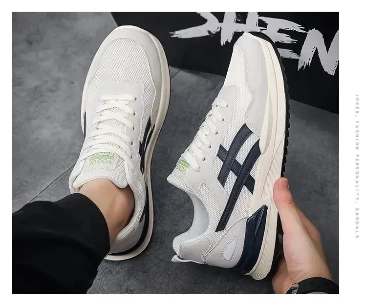 Classic Lace-Up Skateboard Shoes - Breathable, Casual, Comfortable Sneakers