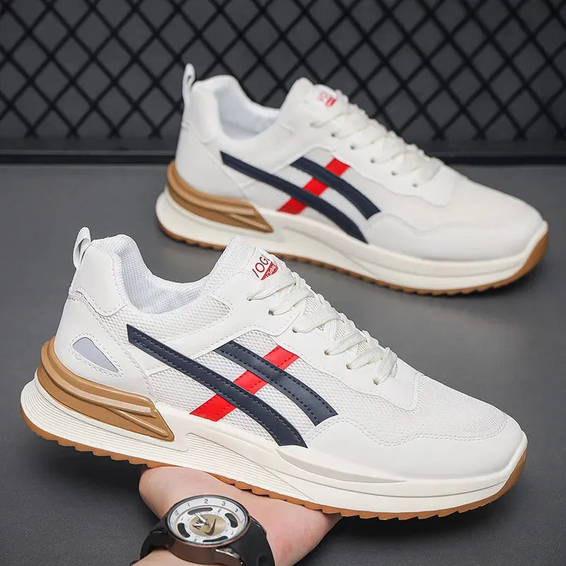 Classic Lace-Up Skateboard Shoes - Breathable, Casual, Comfortable Sneakers