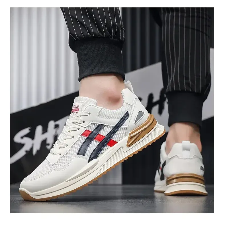 Classic Lace-Up Skateboard Shoes - Breathable, Casual, Comfortable Sneakers