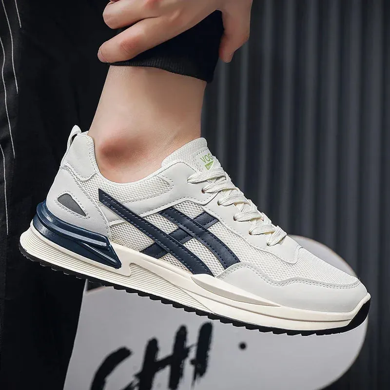 Classic Lace-Up Skateboard Shoes - Breathable, Casual, Comfortable Sneakers