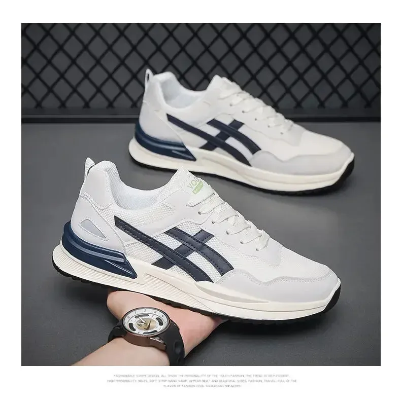 Classic Lace-Up Skateboard Shoes - Breathable, Casual, Comfortable Sneakers