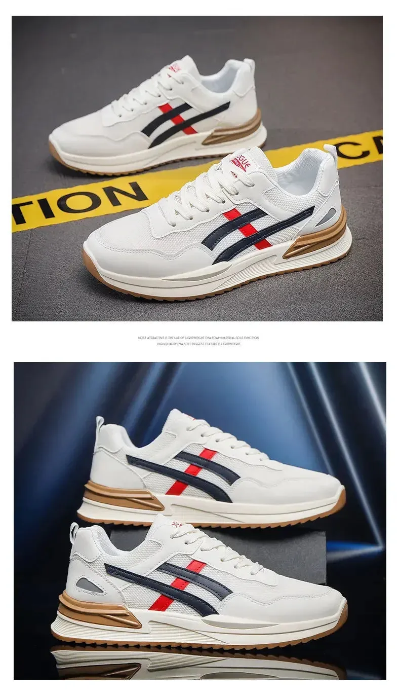 Classic Lace-Up Skateboard Shoes - Breathable, Casual, Comfortable Sneakers