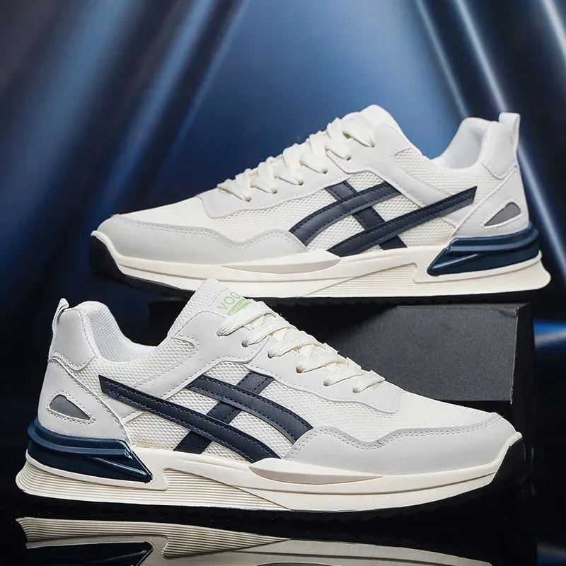 Classic Lace-Up Skateboard Shoes - Breathable, Casual, Comfortable Sneakers