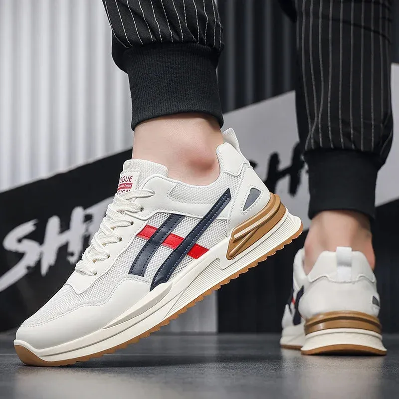 Classic Lace-Up Skateboard Shoes - Breathable, Casual, Comfortable Sneakers