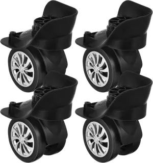Didiseaon 4pcs Suitcase Replacement Wheels Swivel Casters Easy Install Luggage Wheels