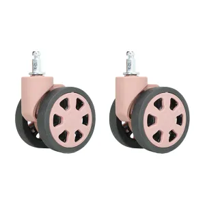 Durable Universal Quiet Wheels - 1 Pair for Luggage, Smooth Rolling & Easy to Install