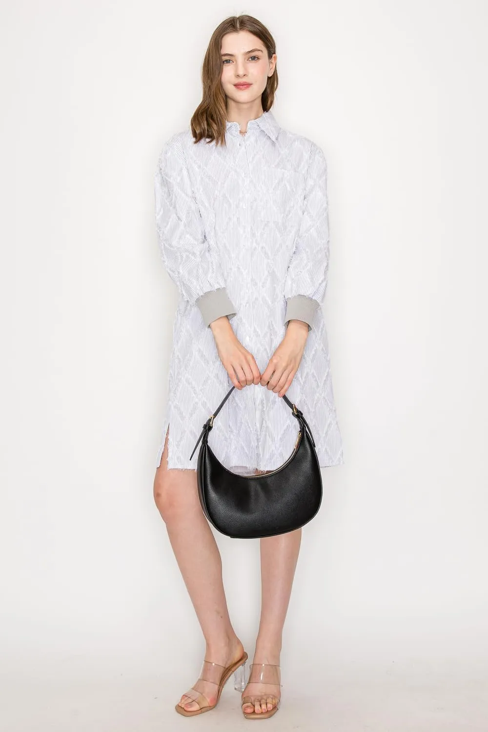 Elegant Crescent Shoulder Bag Underarm Purse