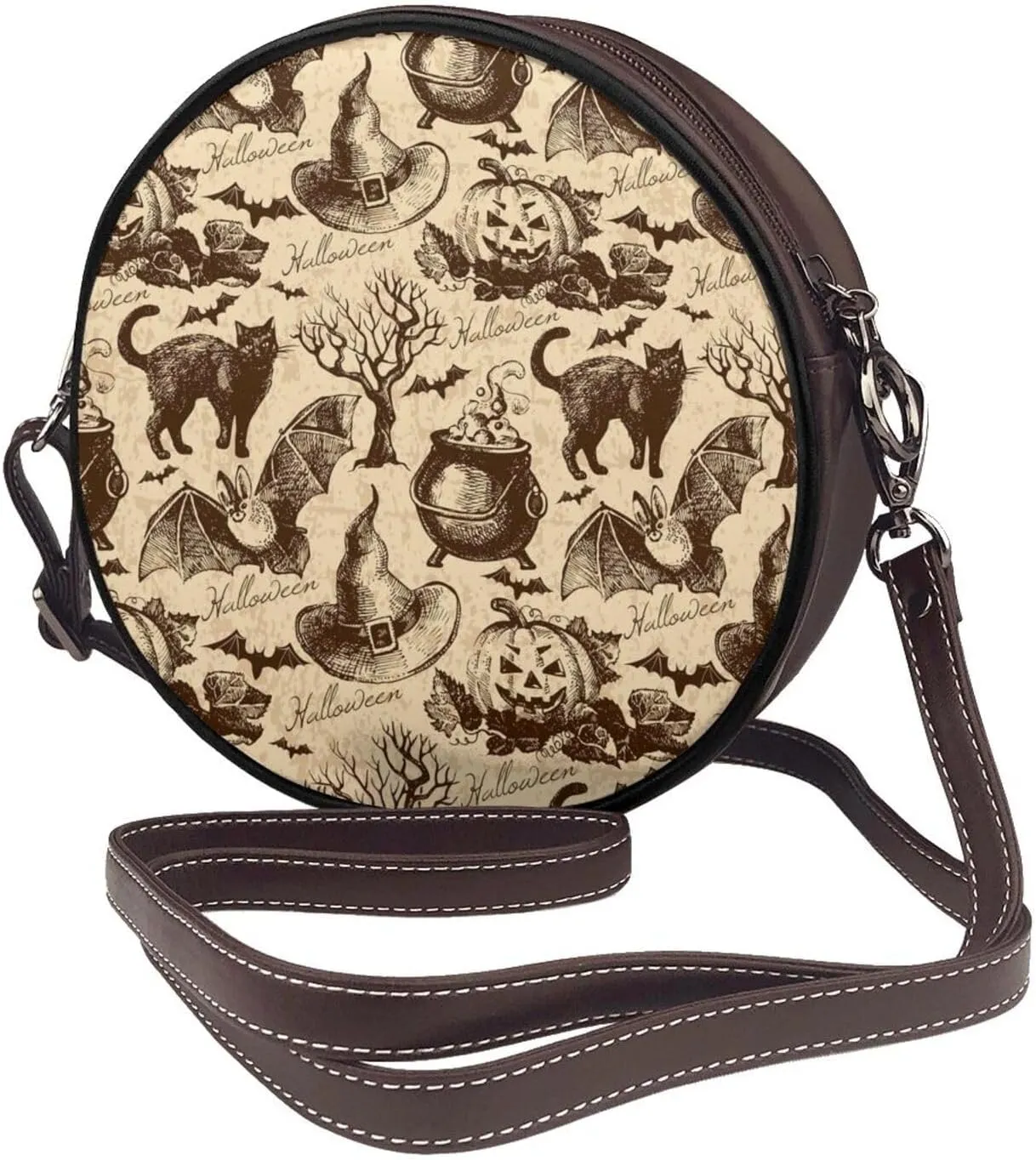 Elegant Leather Crossbody Handbag for Women