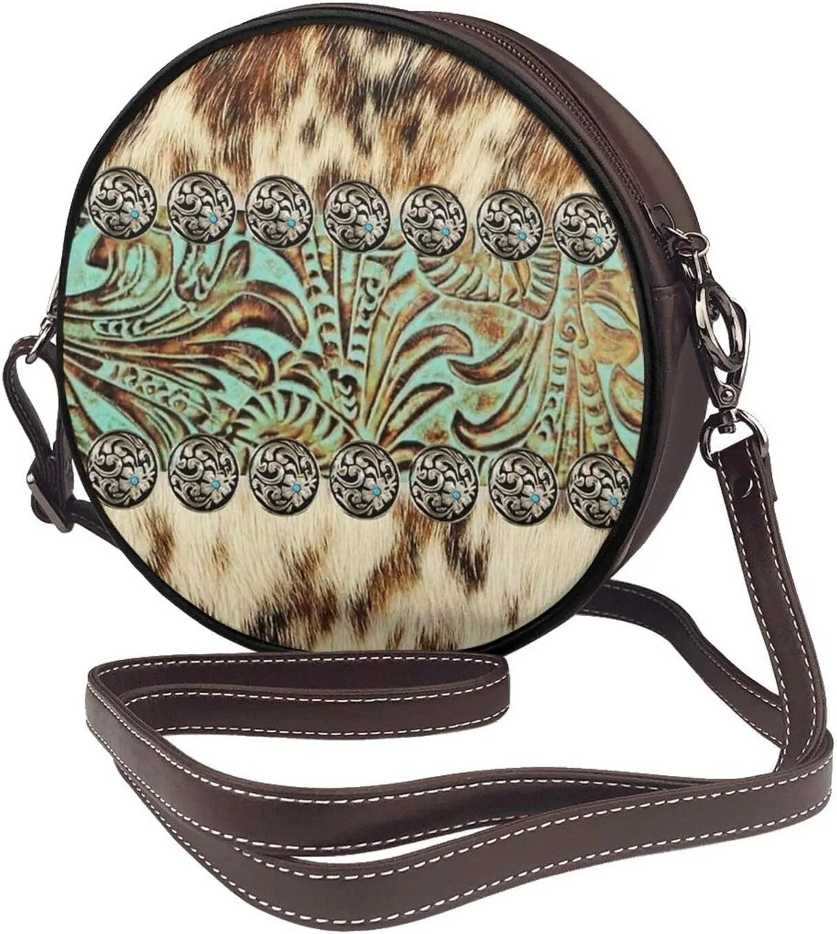 Elegant Leather Crossbody Handbag for Women