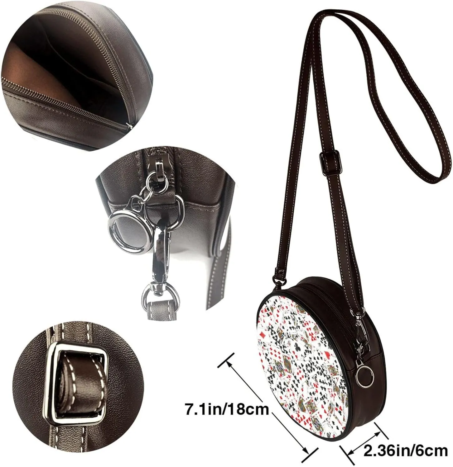 Elegant Leather Crossbody Handbag for Women