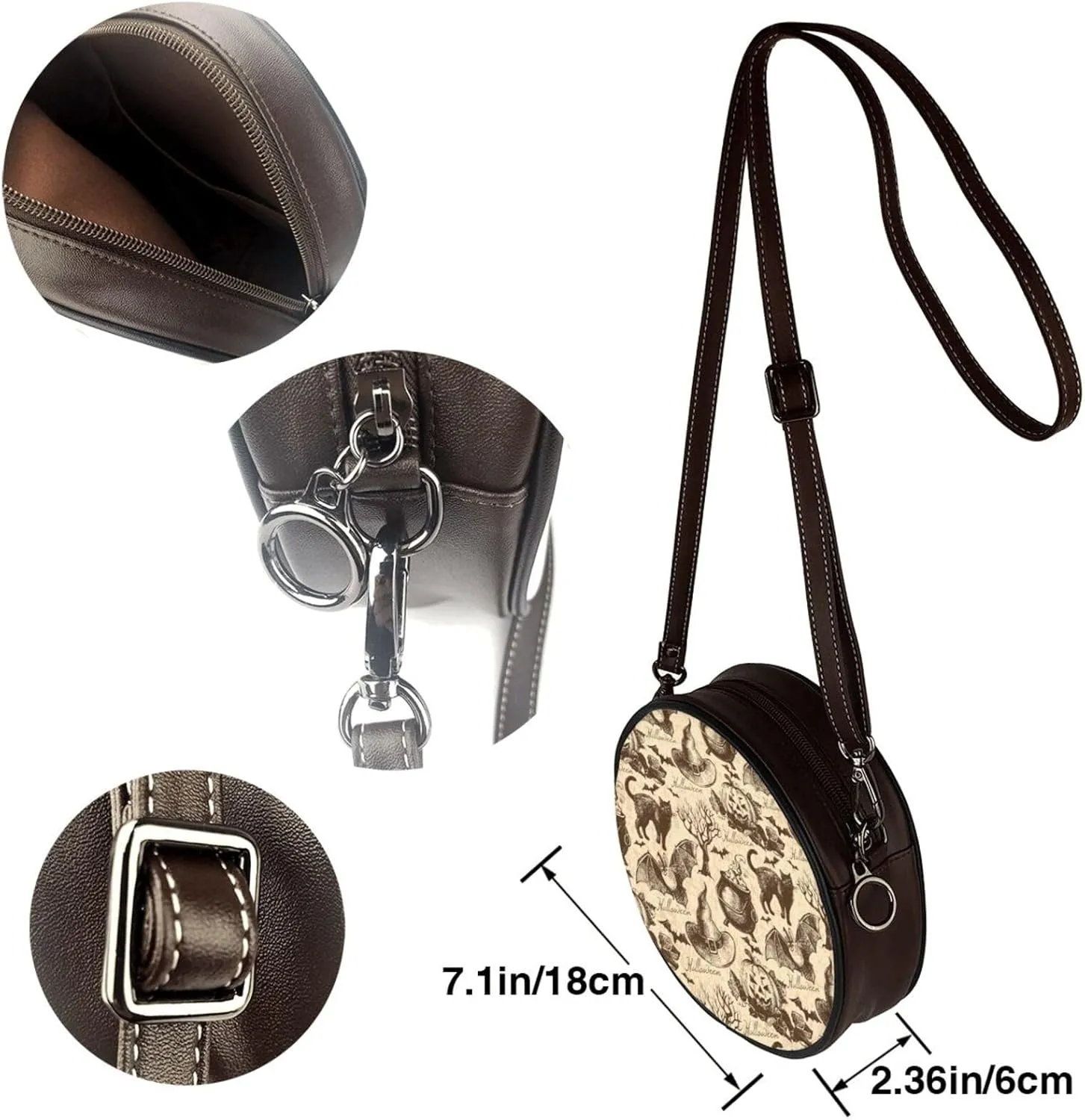 Elegant Leather Crossbody Handbag for Women