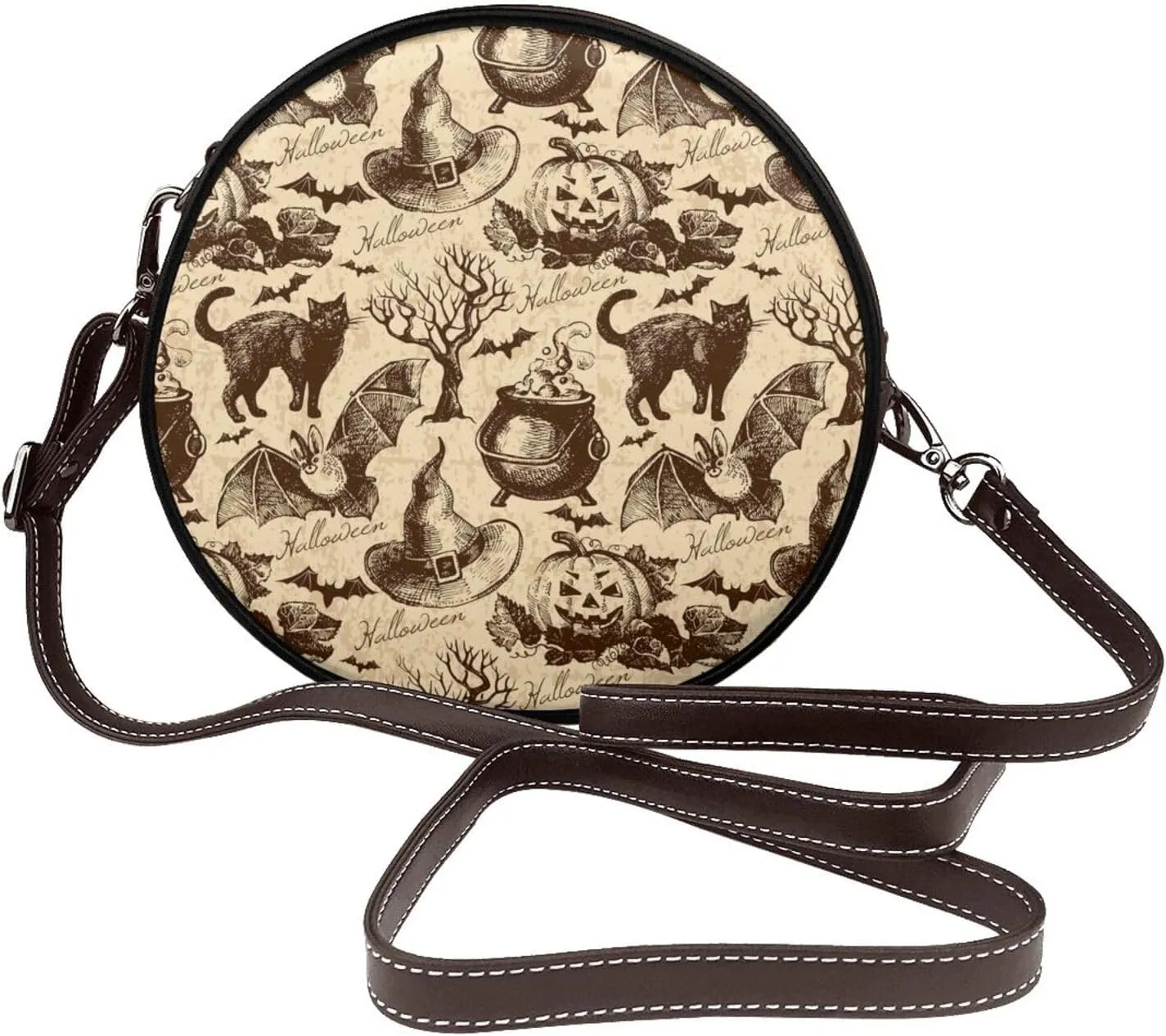 Elegant Leather Crossbody Handbag for Women