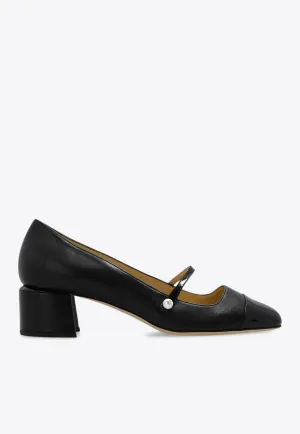 Elisa 45 Glossy Leather Pumps