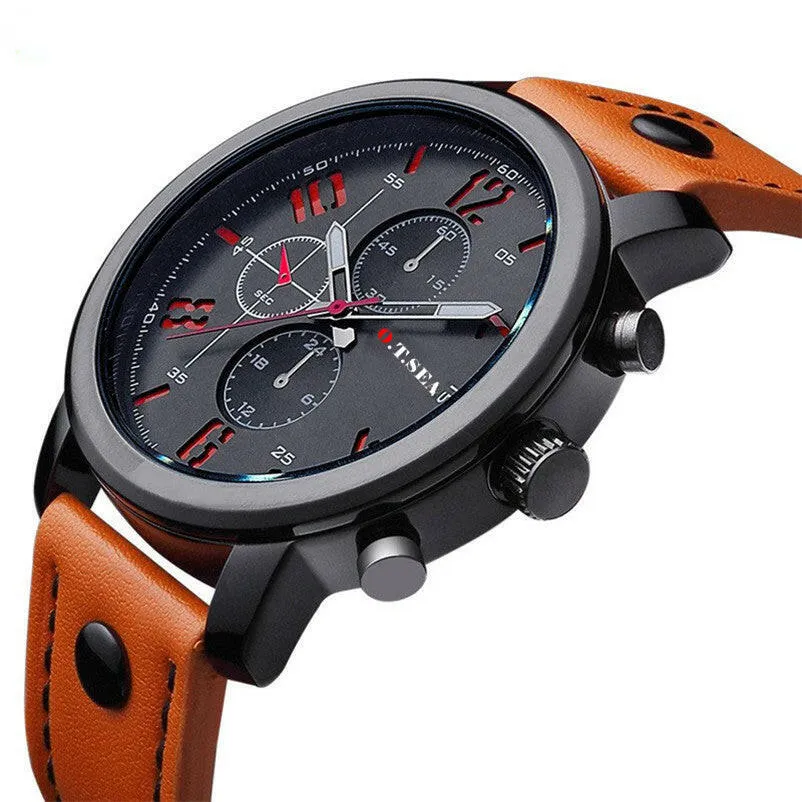 Fashion Watches for Men - Casual Military Sports Quartz Analog Wrist Watch