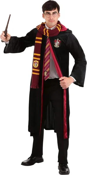 Fun Costumes Deluxe Harry Potter Plus Size Adult Gryffindor Robe - 3X Red