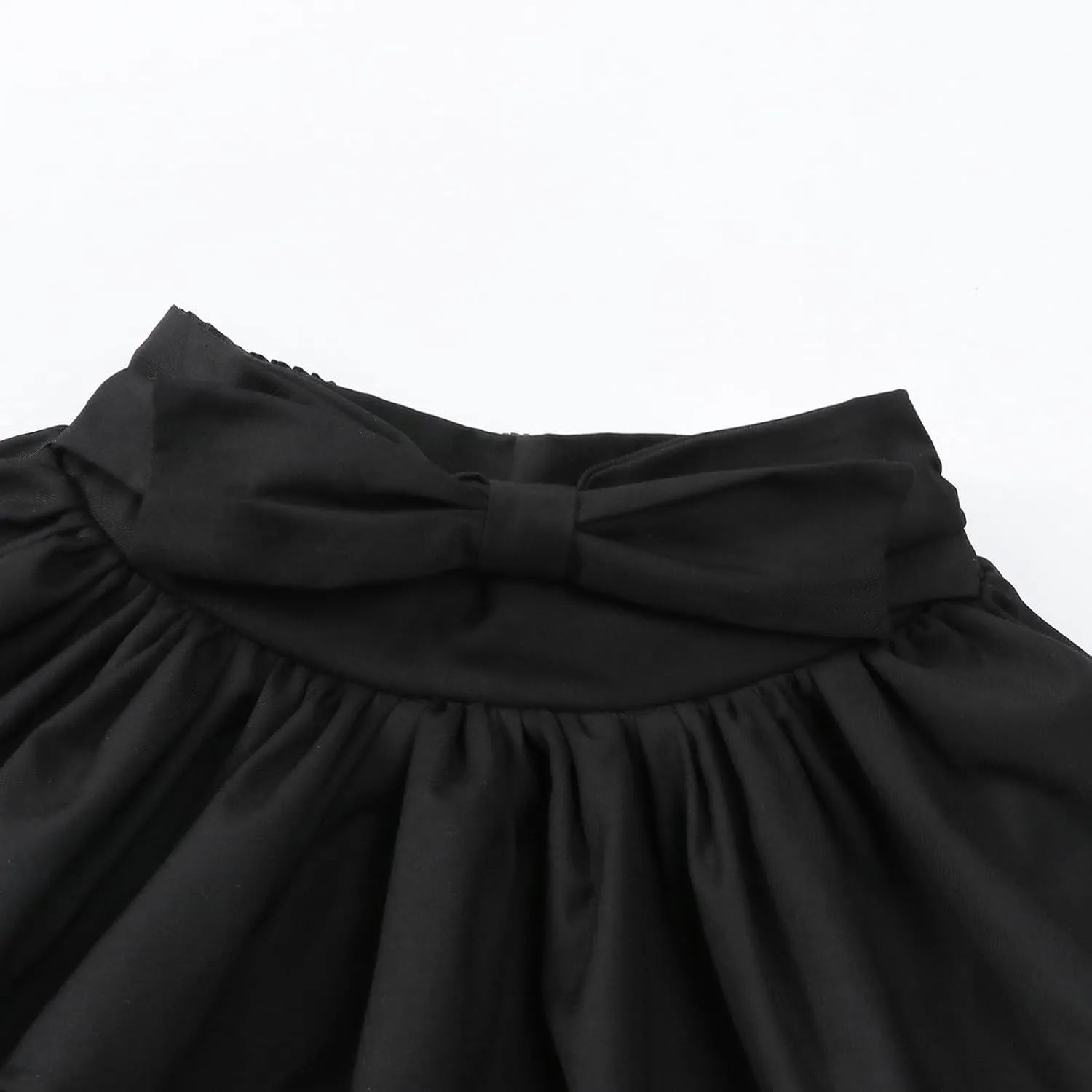 Girl's Mini Skirt Kids High Waisted Skater Skirts Summer Half Skirts