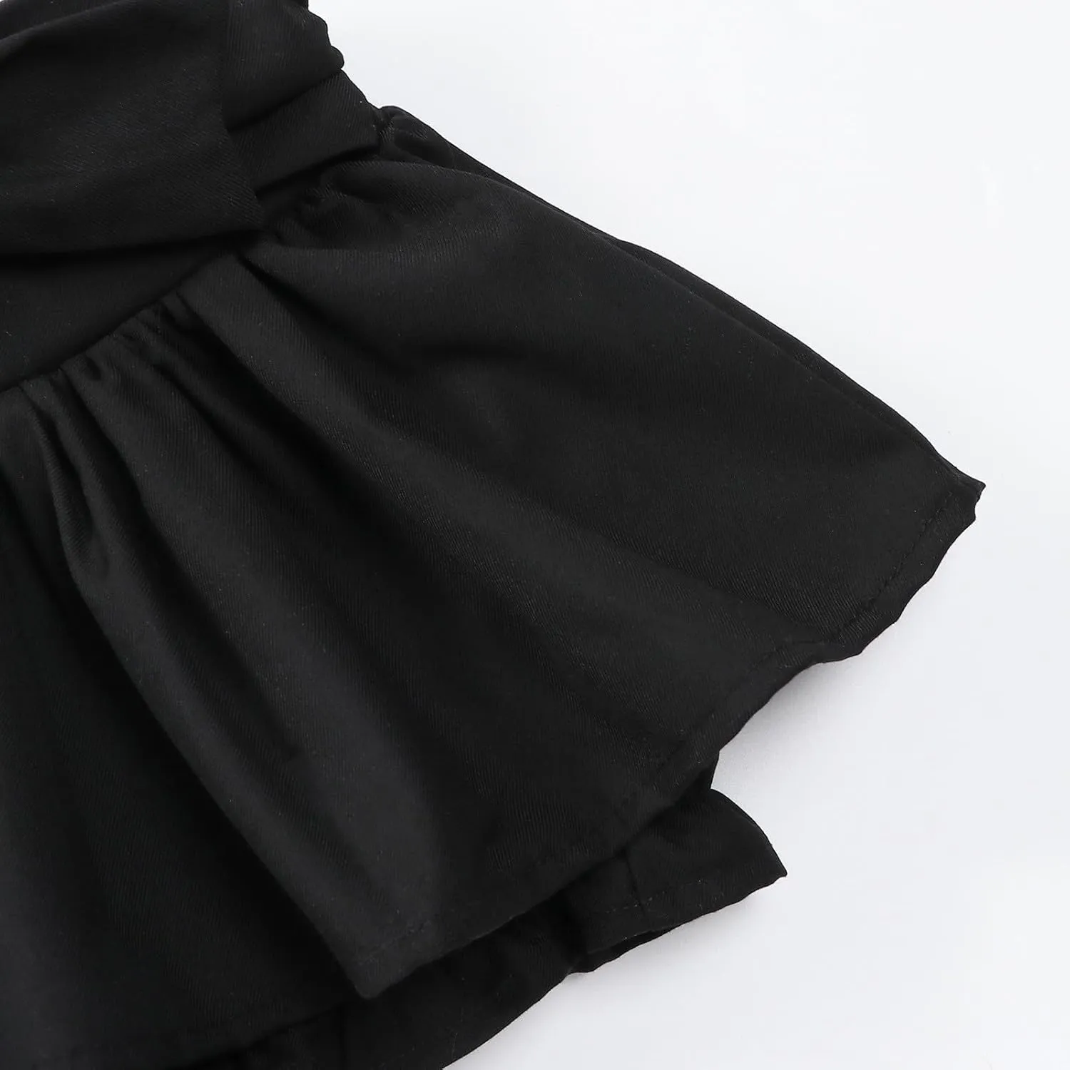 Girl's Mini Skirt Kids High Waisted Skater Skirts Summer Half Skirts