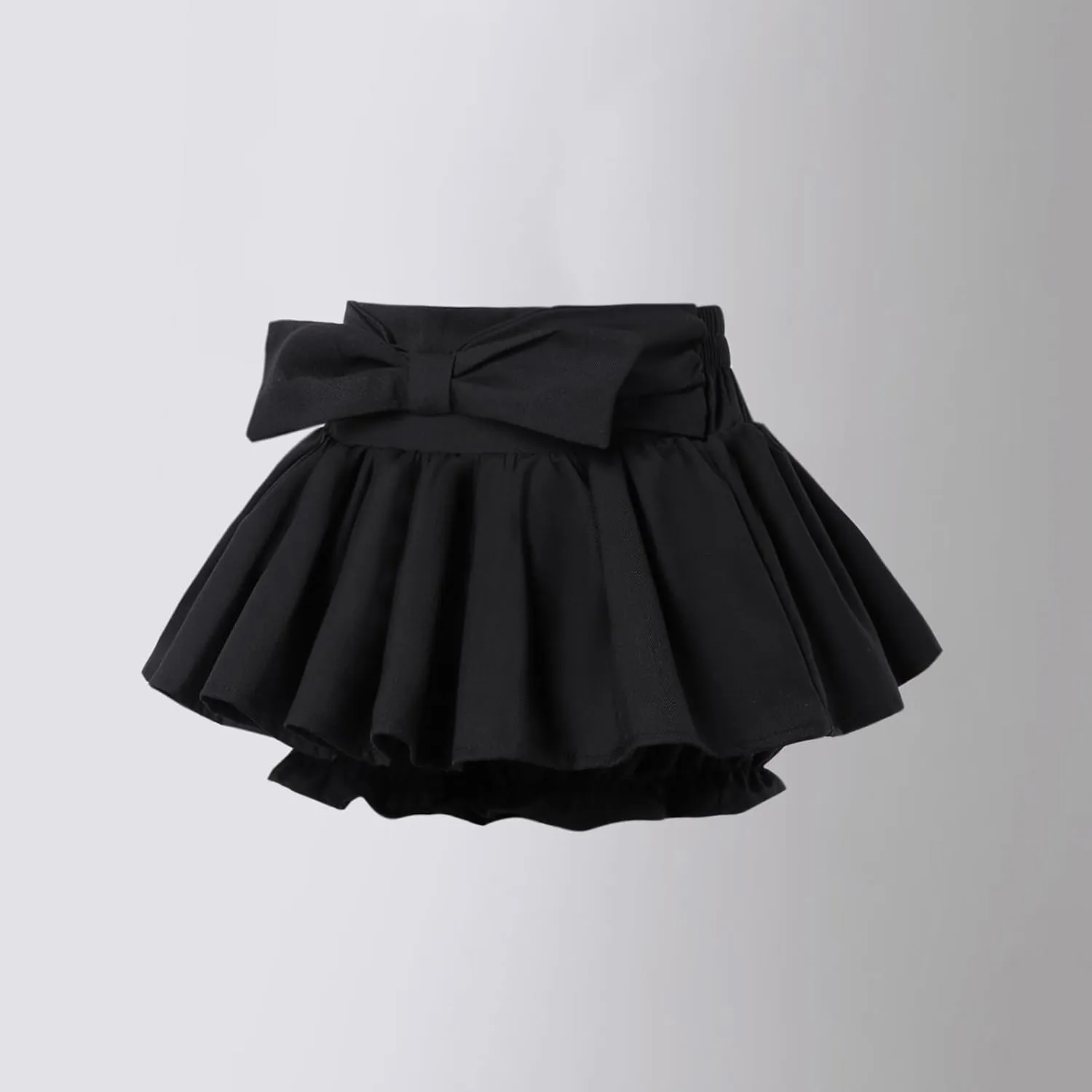 Girl's Mini Skirt Kids High Waisted Skater Skirts Summer Half Skirts