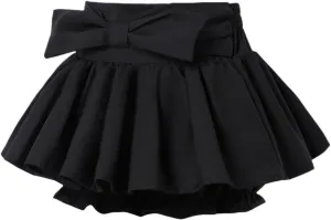 Girl's Mini Skirt Kids High Waisted Skater Skirts Summer Half Skirts