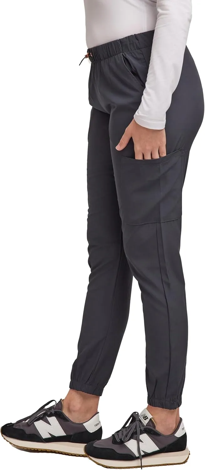 Green Town Scrubs for Women - Jogger Scrub Pant, Cargo Pockets, Stretch Fabric, Drawcord, Easy Care