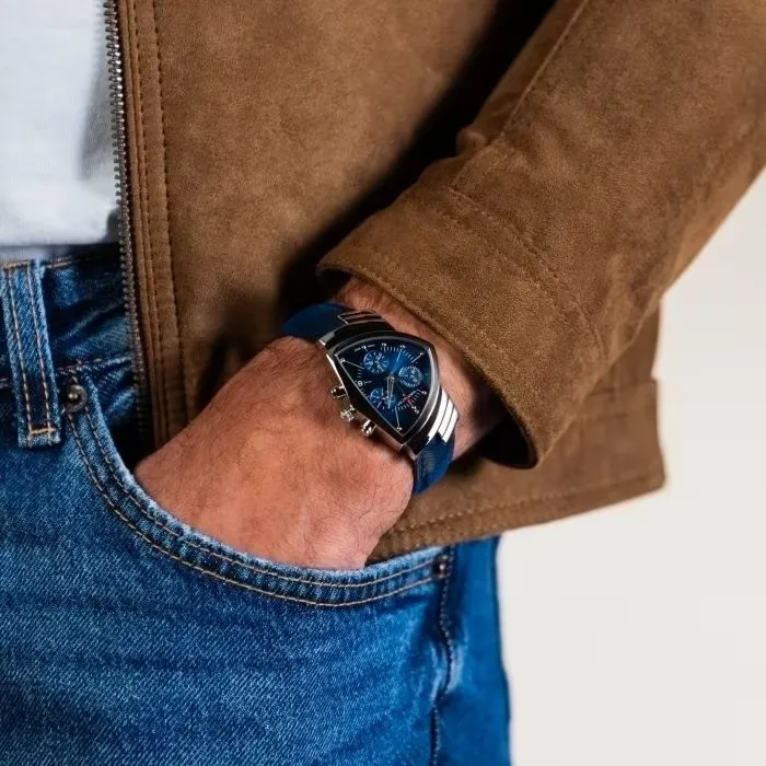 Hamilton Ventura Blue Chronograph