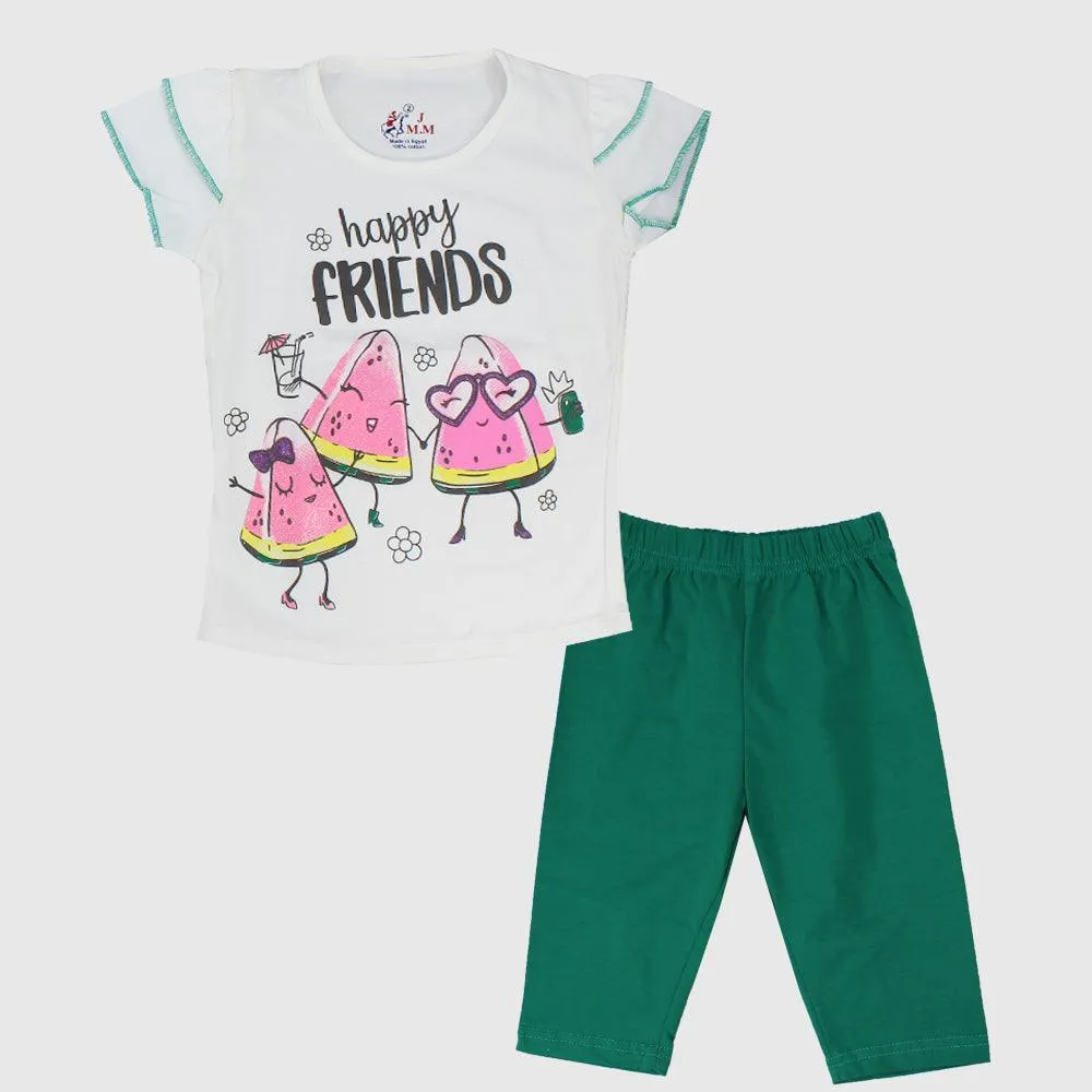 Happy Watermelons Short-Sleeved Pajama