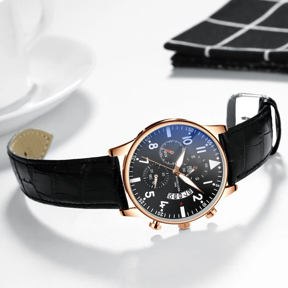 High school automatic ultra-thin watches male students quartz table trend junior high-rise waterproof men's watch express