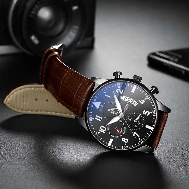 High school automatic ultra-thin watches male students quartz table trend junior high-rise waterproof men's watch express