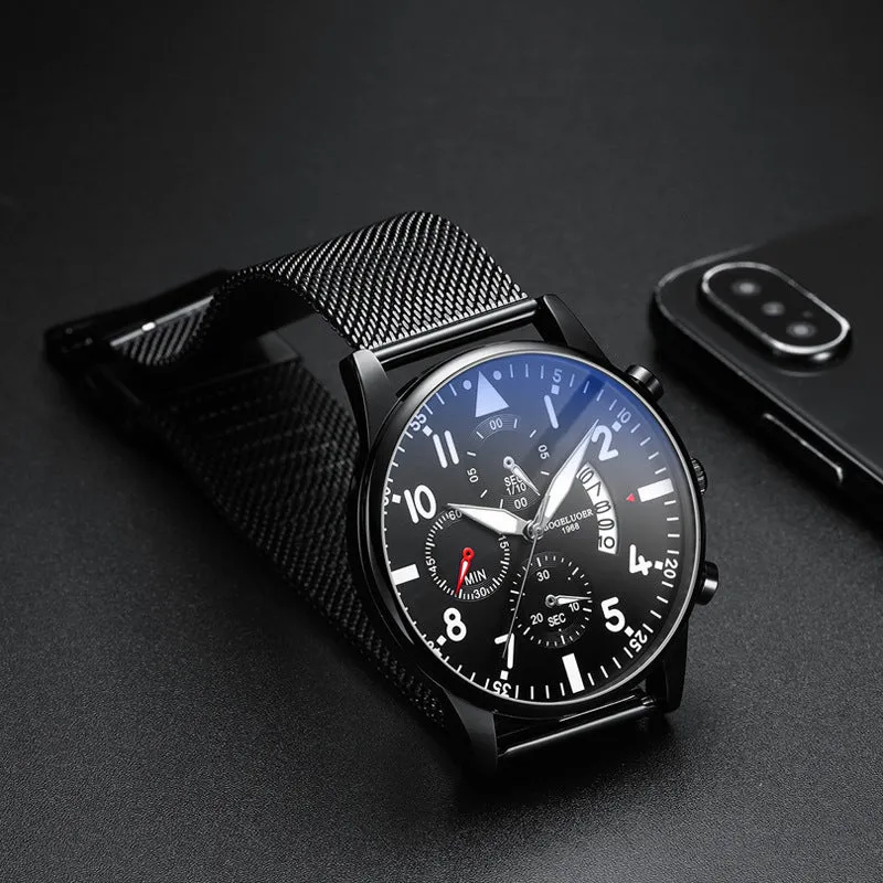 High school automatic ultra-thin watches male students quartz table trend junior high-rise waterproof men's watch express