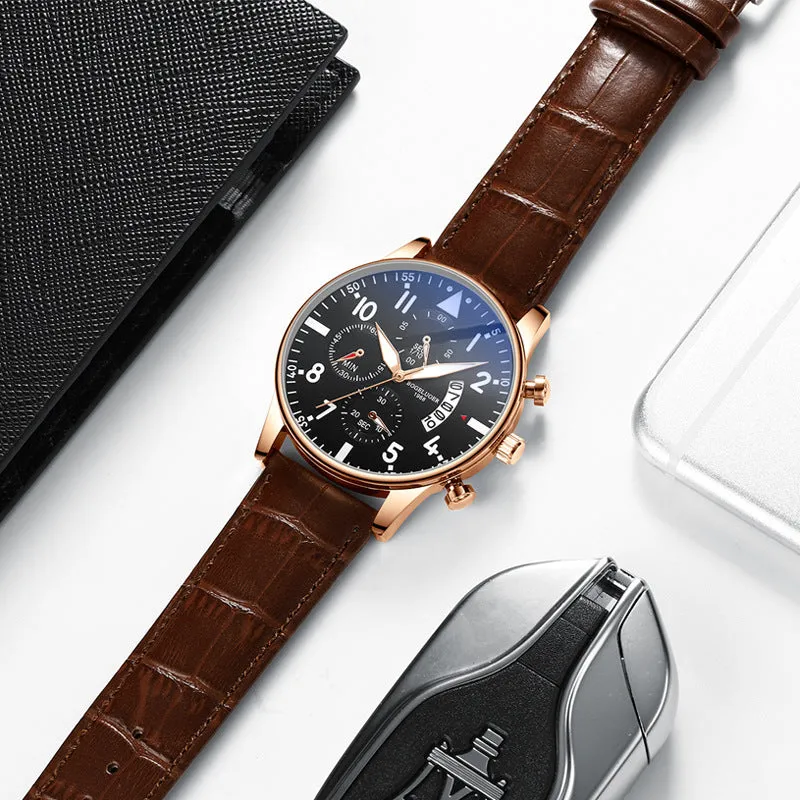 High school automatic ultra-thin watches male students quartz table trend junior high-rise waterproof men's watch express