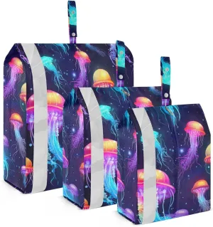 Jellyfish Packing Cubes for Travel 3 Set Compression Bags Luggage Bags for Easy Packing