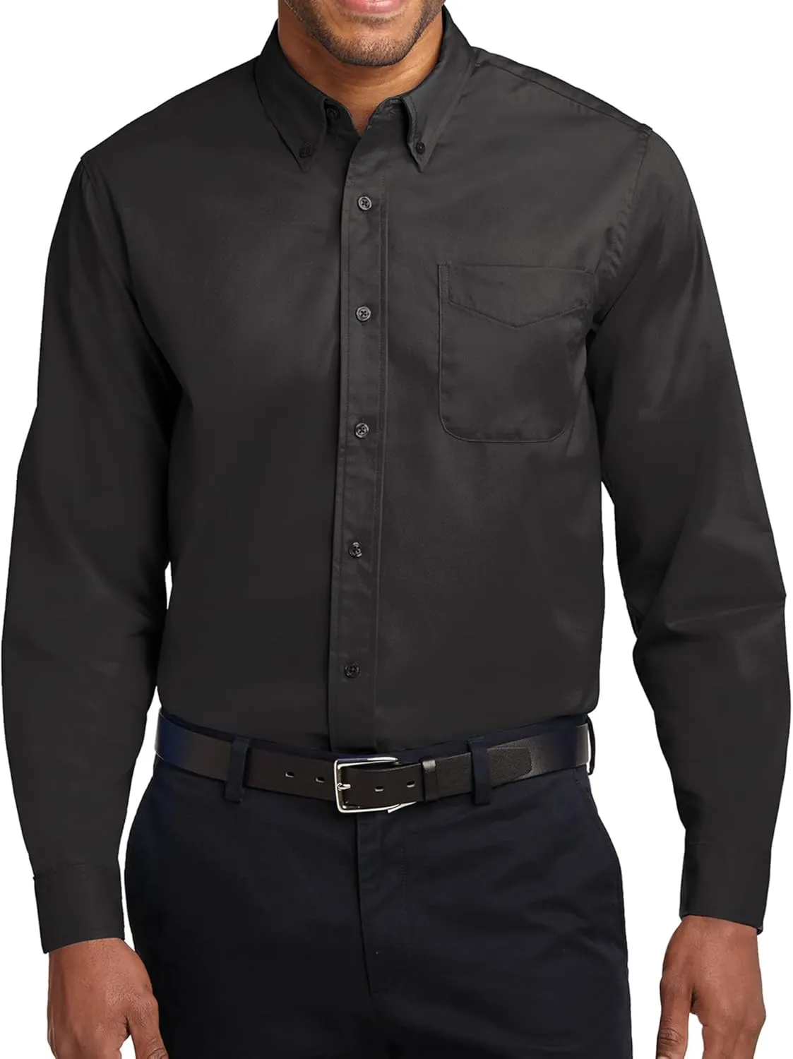 Joe's USA Men's Long Sleeve Wrinkle Resistant Easy Care Shirts in Regular, Big & Tall